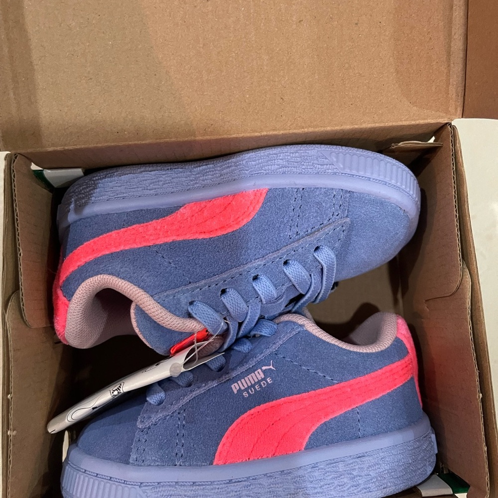 Puma Kids Sneakers - Blue and Pink